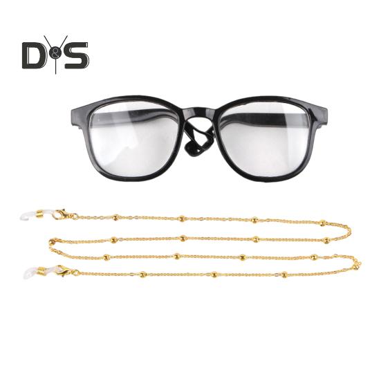 Cat Sunglasses Retro Pet Glasses with Gold Chain for Cats Small Dogs Pet Dress-up Costume Accessories for Photos Cosplay Parties
