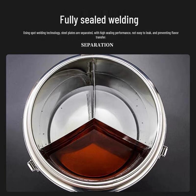 Stainless Steel 3-Compartment Insulated Food Container