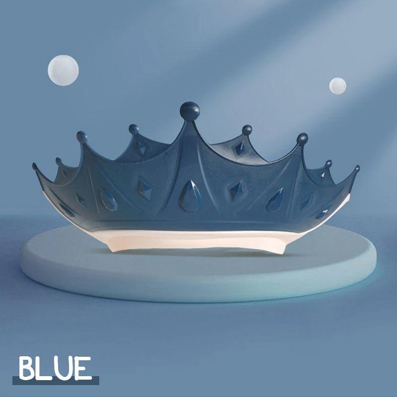 

Silicone Shampoo Cap for Newborns and Kids, Adjustable and Resizable Shower Hat with Ear Protection and Visor for Safe Bathing синий