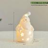 Glowing Ceramic Snow House Christmas Window Display Ornament