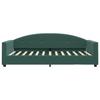 VidaXL Lit de repos vert foncé 100x200 cm velours 354145