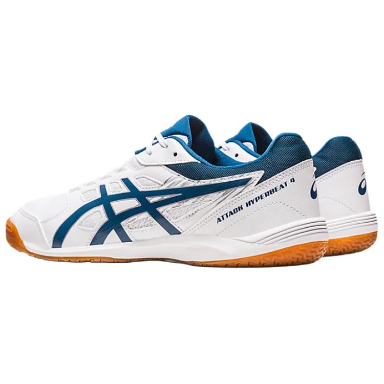 Asics Attack Hyperbeat 4 Fehér Mako Kék Unisex Tornacipő 1073A056-100