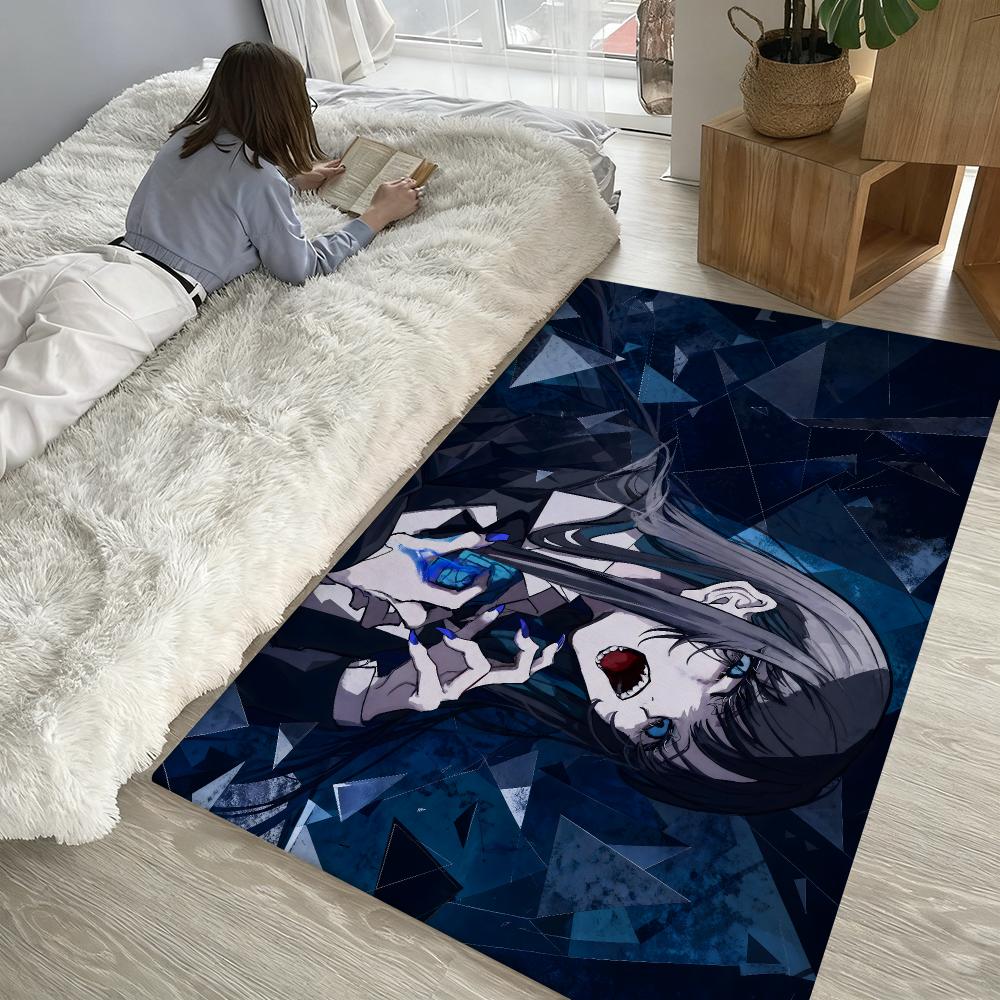 Ado singer Anime Floor Mat Soft Thickened Absorbent Non-Slip Bedroom Living Room Door Mat Home Decor Flannel Rugs