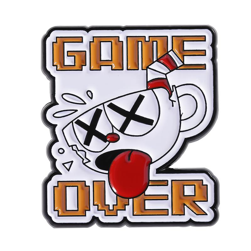 Cartoon Animation Enamel Pins Custom GOOD DAY FOR A SWELL BATTLE Brooches Lapel Badges Clothes Funny Jewelry Gift for Friends