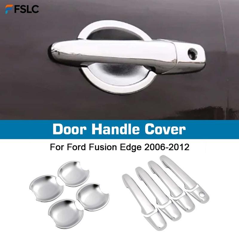 Car Upgrade Decoration Door Handle Cover For Ford Fusion Edge 2006-2012 Chrome Silver Accessories Exterior Styling