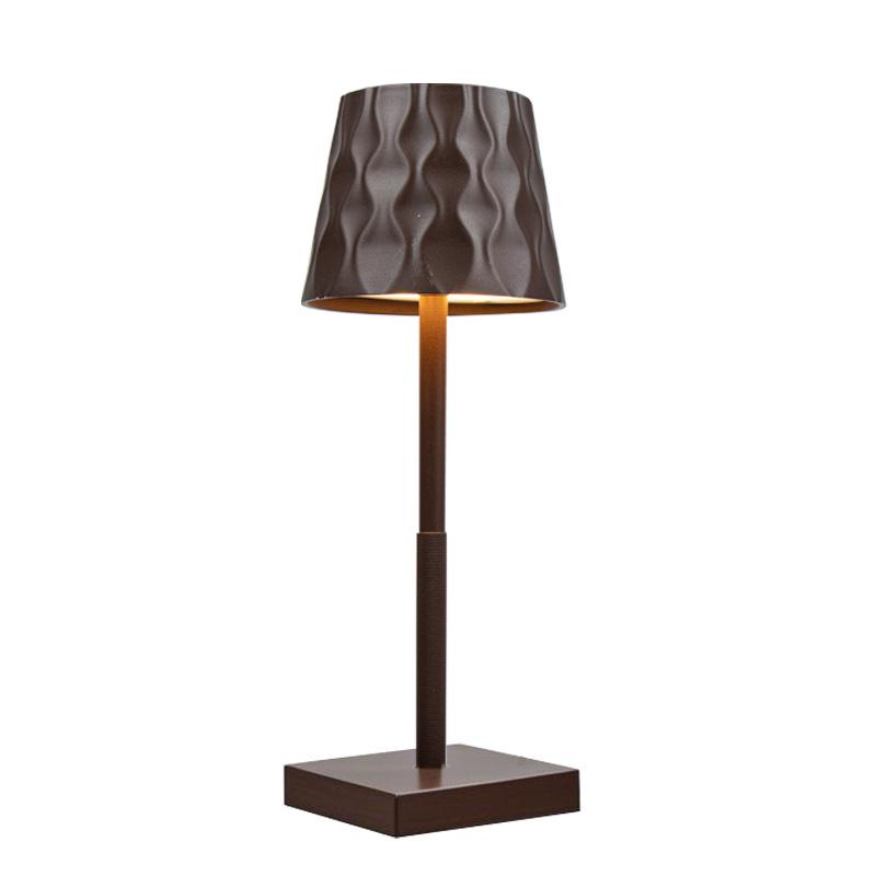 Retro Led Table Lamp 3 Colors Dimmable Touch Sensor Desktop Night Light Rechargeable Portable Night Light For Bar Bedroom Decor