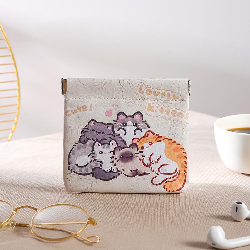 Kosmetická taštička s potiskem šrapnelu: Přenosné pouzdro na rtěnky se samouzavírací funkcí