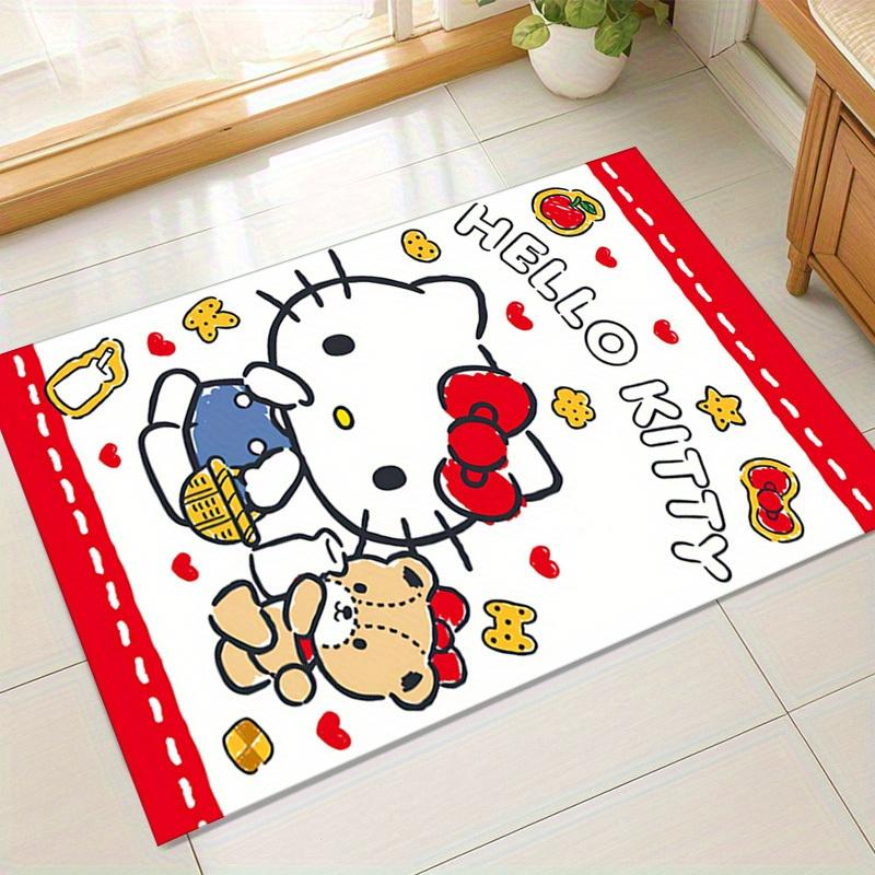 

1 шт. Коврик для офиса Hello Kitty Наружный ковер Домашний декор Подарок для декора спальни Подарок на день рожденияz2723 60cm by 90cm