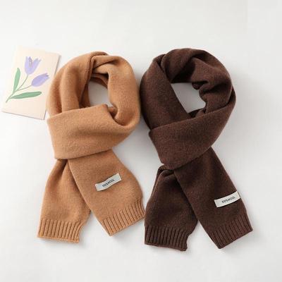 Children's Wool Scarf for Fall/Winter: Warm, Thick Knit Neck Gaiter for Boys & Girls