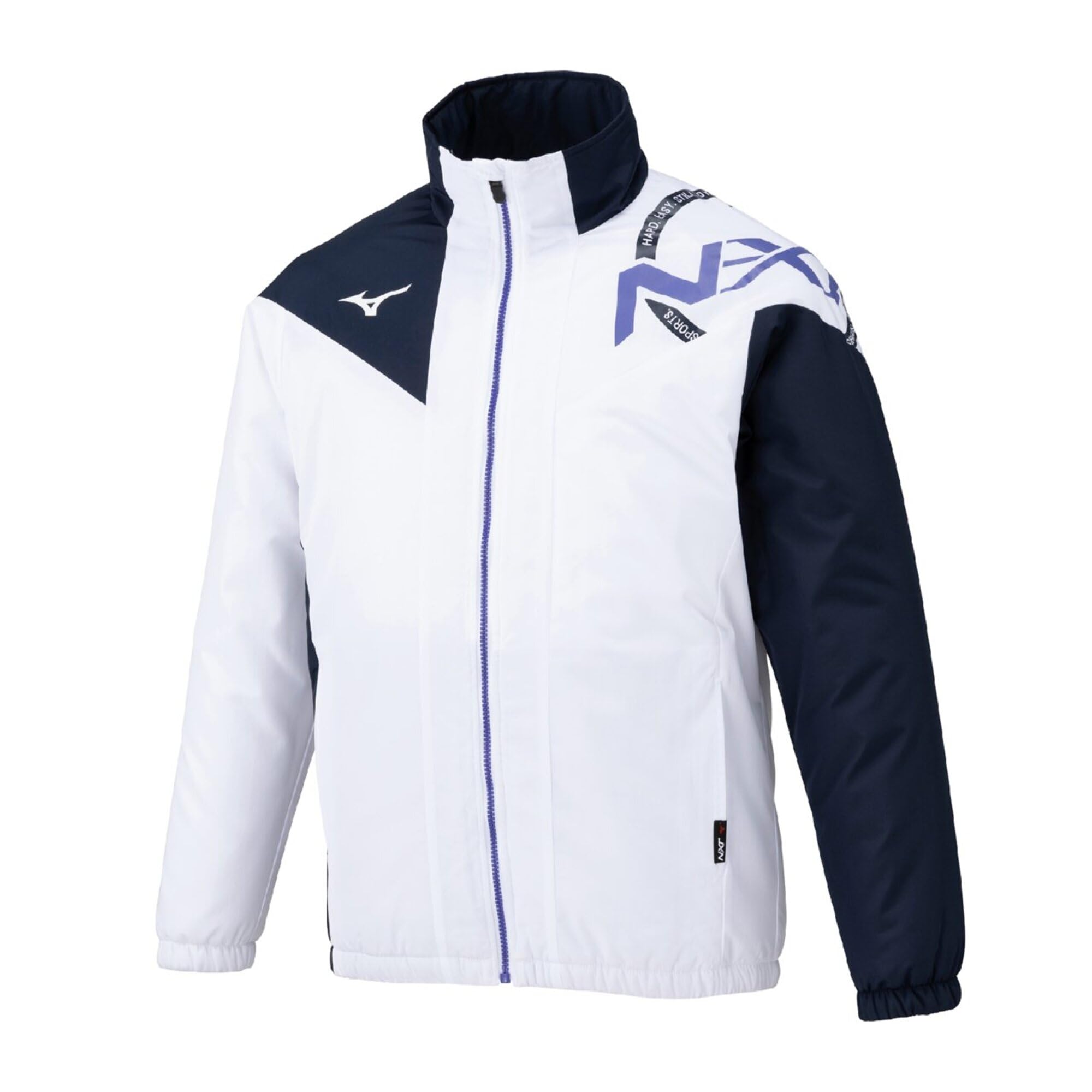 

Mizuno Breath Thermo Training Size S N-XT Jacket, Heat-Generating Material, Water-Repellent, 32JEC750, Unisex, White, белый