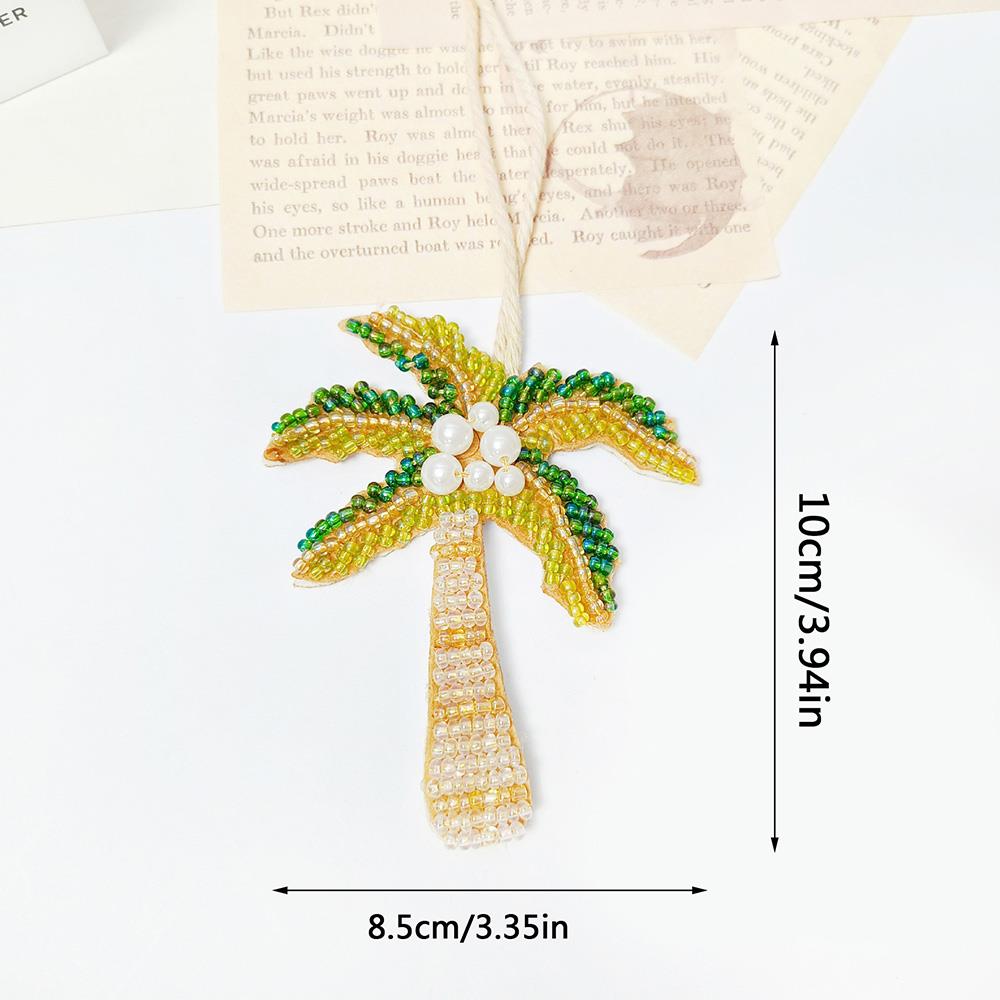 Beaded Patch Sequin Rhinestones Hanging Rope Keyring Seashell Conch Pearls Bag Pendants Embellishing Bag Clothing Lanyard Hot