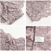 3Pcs/Set Sexy Lace Bowknot Boxer Shorts For Women Seamless Hollow Out Perspective Boyshort Female Sport Breathable Lingerie S-XL
