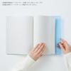 KOKUYO Campus Clear Notebook Cover with Customizable Cover Positive Relaxing B5 Size Twilight Purple - & - - NTC-CB5-L1-LV