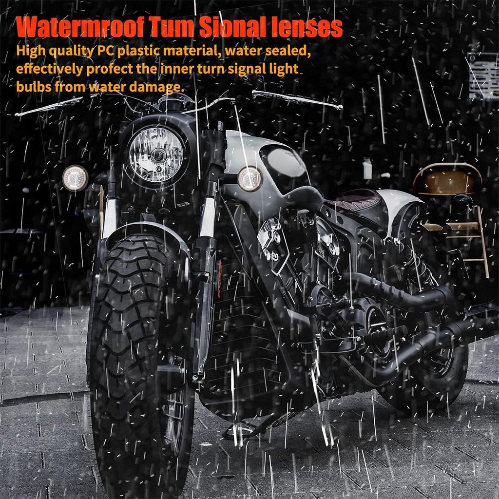 NWpangu LED Motorradblinker Tagfahrlicht DRL Bremslicht Blinker S25 LED