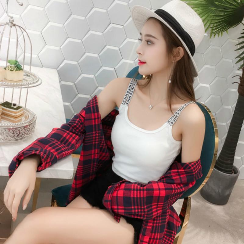 Spring and Summer Women's New Vest Slim Camisole Bottoming Shirt