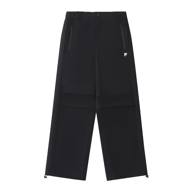 FILA FUSION Women s Casual Loose Wide-Leg Parachute Pants L