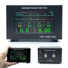 120W Digital Power Standing Wave Meter High Standing Wave Alarm 1.8-54Mhz Power SWR Measuring Meter 4.3in IPS Touchscreen