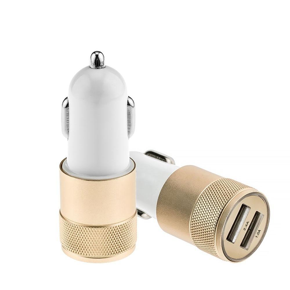 Nou încărcător auto universal USB cu 2 porturi pentru IPhone6/6s/5 IPod/Ipad Samsung
