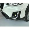 Hot Sale For SUBARU XV 2018     Head Front Fog Light Lamp Frame Sticker ABS Chrome Cover Trim Hood Panel Frame