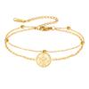 LIKGREAT Protection St.Francis Bracelet for Women Christian Catholic Amulet Stainless Steel Jewelry Valentine's Day Gifts