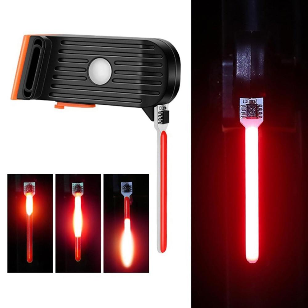 LED Rear Bike Tail Light USB Rechargeable Night Cycling Lamp