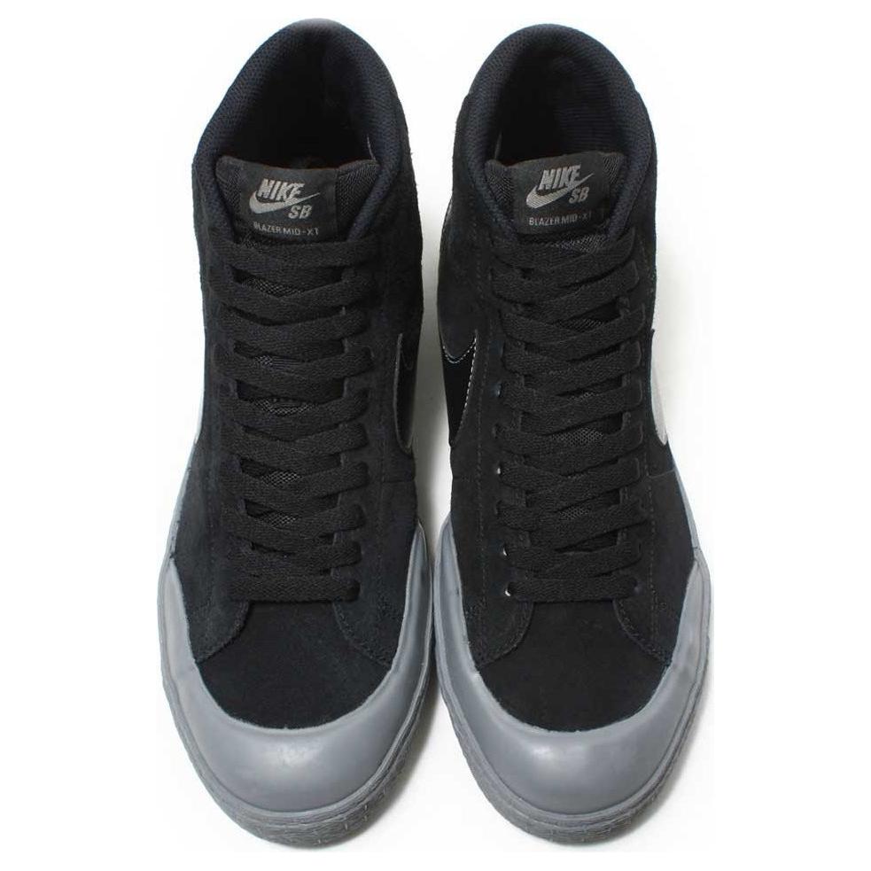 Nike Sb Blazer Zoom Mid Black/Black/Metallic Pewter 876872-006