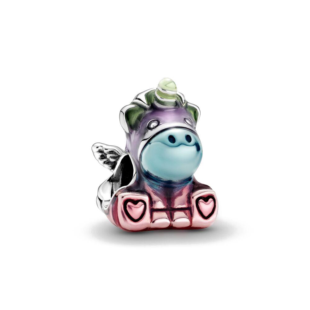 New-Sellingcopper Unicorn Rainbow Horse Charm Fit Original Bracelet Accessories Women Jewelry Gift