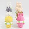 Keychain Plush Pendant Anime Stuffed Figure Wearing Swim Ring Throw Pillows Keychain Pendant Room