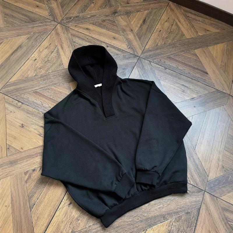 

Мужская толстовка на осень и зиму с капюшоном, шерстяная, с прострочкой, свободная, повседневная куртка 3XL чёрный