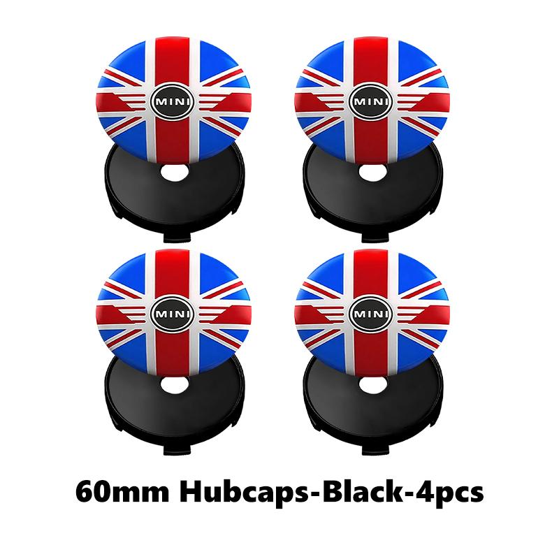 4pcs Car 56mm Wheel Hub Cover Accessories For MINI R52 R53 R56 R57 R58 R60 CLUBMAN COUNTRYMAN Emblem G2