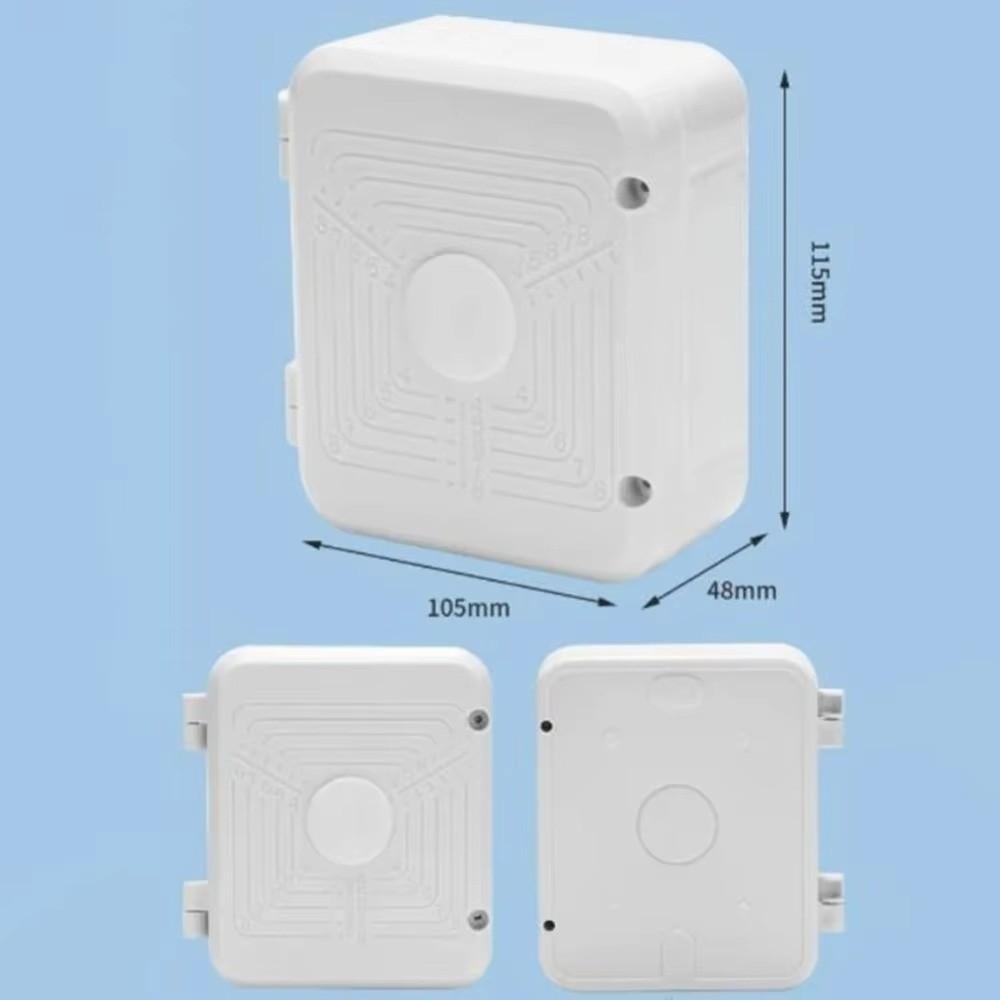 Waterproof CCTV Camera Box White Power Supply Cable Box New Electrical Junction Box  Outdoor