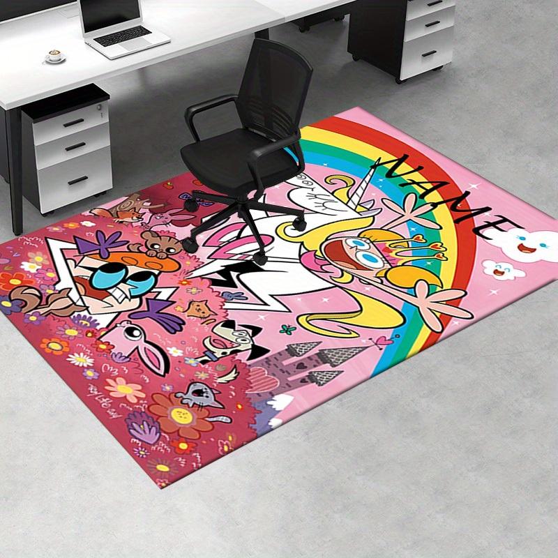 ART Dexter's Laboratory Office Carpet Soft Polyester Entrance Carpet Washable Non Slip Machine Washa