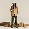 Timberland Solid Color Rope Outdoor Casual Pants Women pants Dark-Olive-Green A6K9S-302