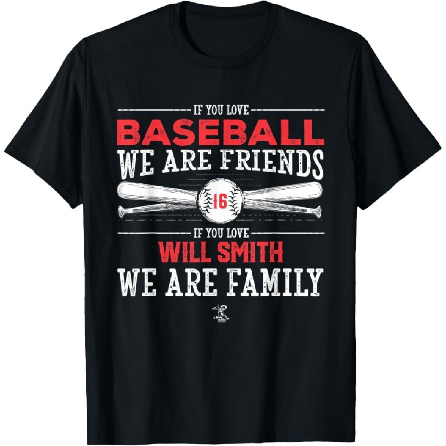 

Will Smith If You Love Baseball - Apparel - T-Shirt XXXXXL чорний