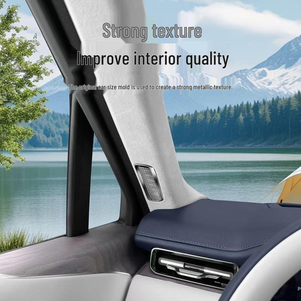 Jike 9X Stainless Steel Under-Seat Air Vent Dust Cover - Interior Modification Accessory
