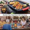 Bezdrátový masový teploměr pro grilování, uzení, BBQ, troubu, digitální kuchyňský teploměr na jídlo se 4 sondami, časovač, alarm, dárek, nový
