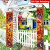 2D Flat, 2D Flat - 2D Flat, 2D Flat - 2D Flat, 2pcs, Banner (11.8 X 70.8 Inches / 30 X 180 Cm) Party Banner, Polyester Material, Indian Deity, Exquisi