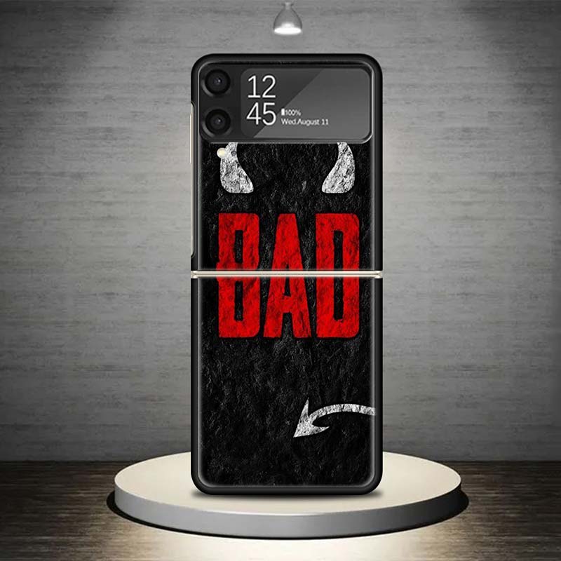 Devil Bad Boy Anime Phone Case For Samsung Galaxy Z Flip 7 6 5 4 3 5G Shockproof Cover Z Flip7 Flip6 ZFlip5 Flip3 Flip4 Luxury S