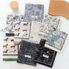 Pure Cotton Hand Towel Floral Bag Korean Style Retro Small Square Scarf Headscarf Women's Summer Good Match Scarf Outer Wear