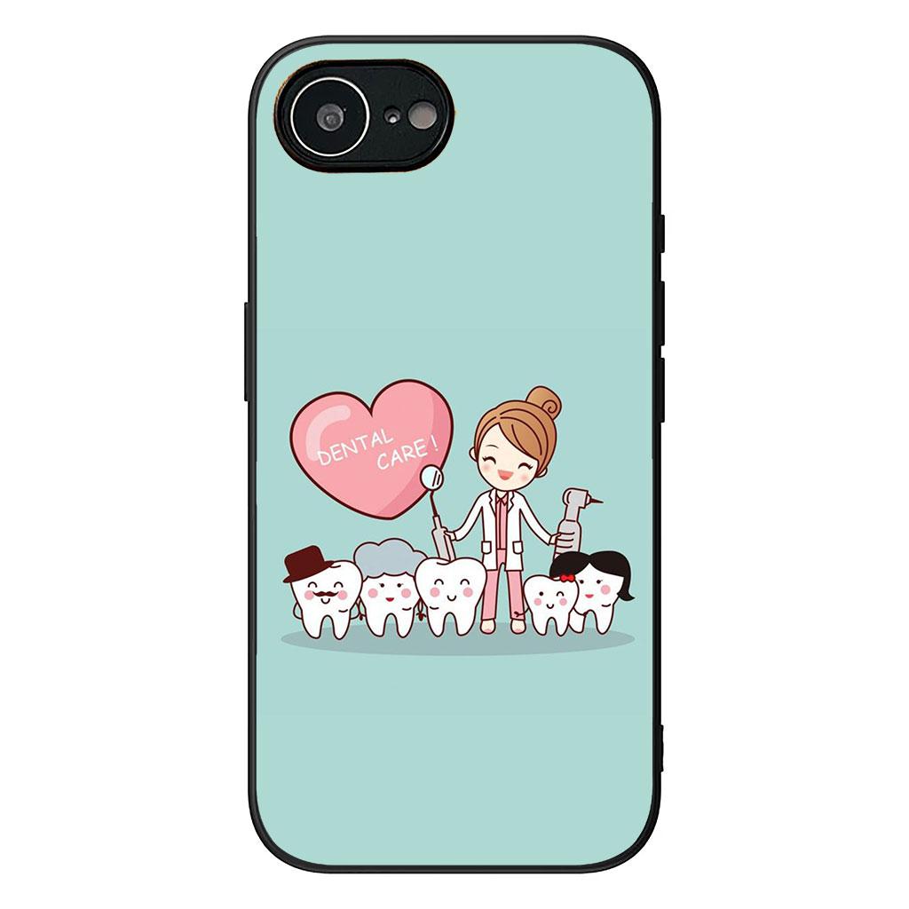 For Samsung Galaxy A25 A37 A57 A12 A14 A50 A51 A70 A71 A72 A21S M15 Note 20 9 8 10 Case Dentist Tooth Nurse Doctor Stethoscope