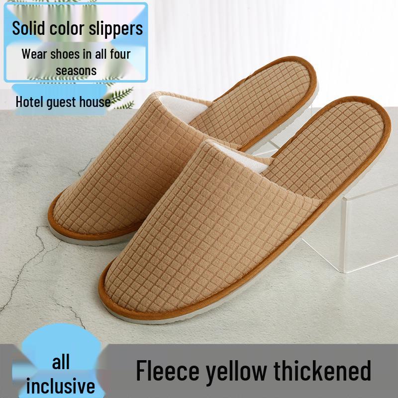 Disposable Coral Slippers for Hotels, B&Bs, Aviation, and Beauty Salons