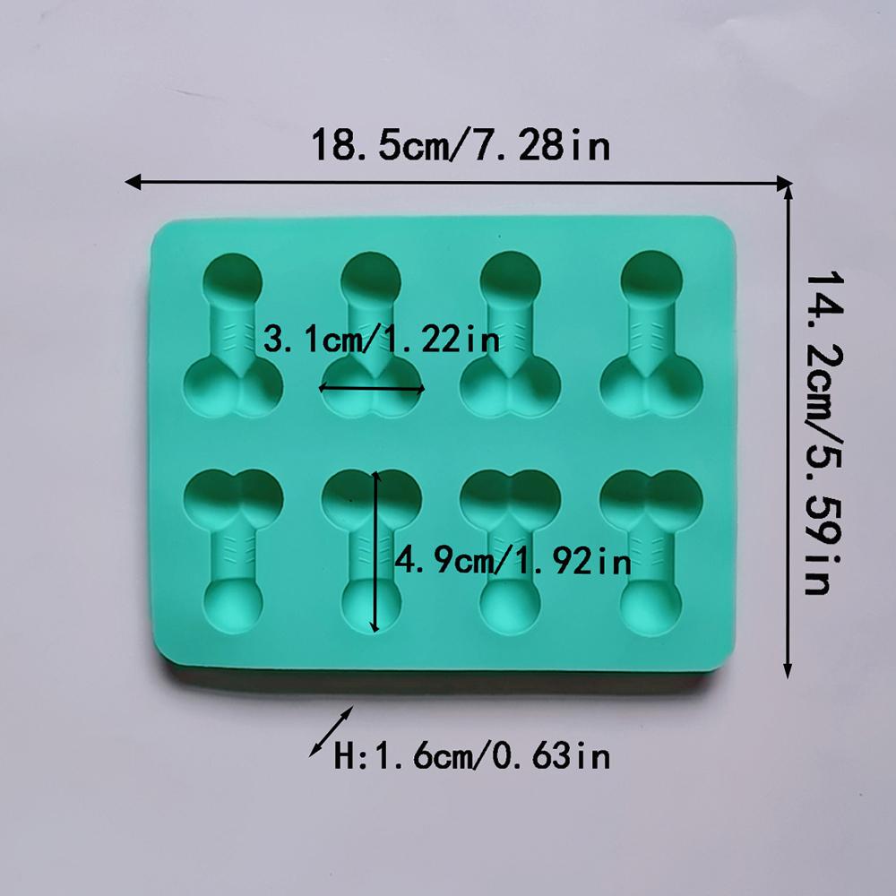Cake Mold Dick Ice Cube Tray Silicone Mold Soap Candle Moulds Sugar Craft Tools Chocolate Mould Mini Ice Cream Forms