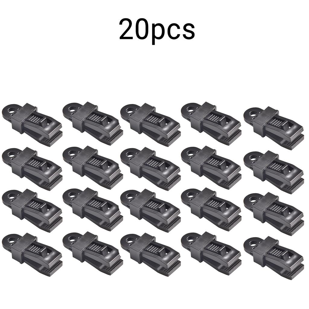 10/20/30 Pcs Outdoor Tent, Canopy, Windproof Fixing Clip, Hanging Clip, Suspension Buckle, Plastic Clip