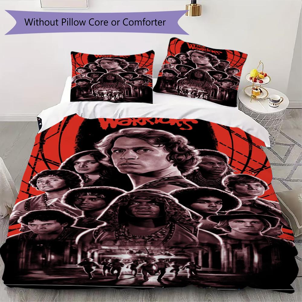 

The Warriors Pattern Bedding uilt Set uilt Cover Pillowcase Home Decoration Birthday Gift (1 * duvet cover + 2 * pillowcase without core)216 135x200cm