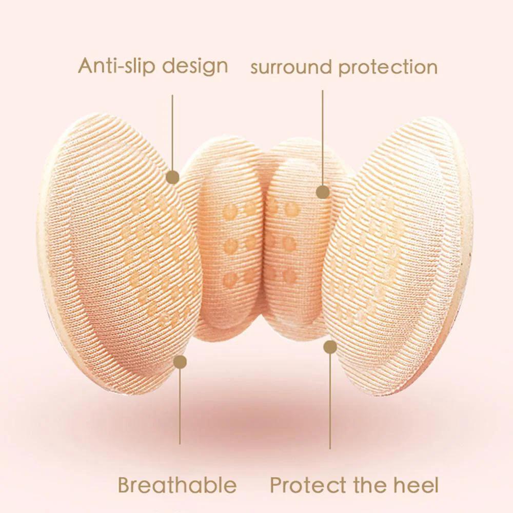 1 Pair High Heel Insoles Adhesive Heel Pads Size Adjustable Liner Grips Protector Anti Friction Inserts