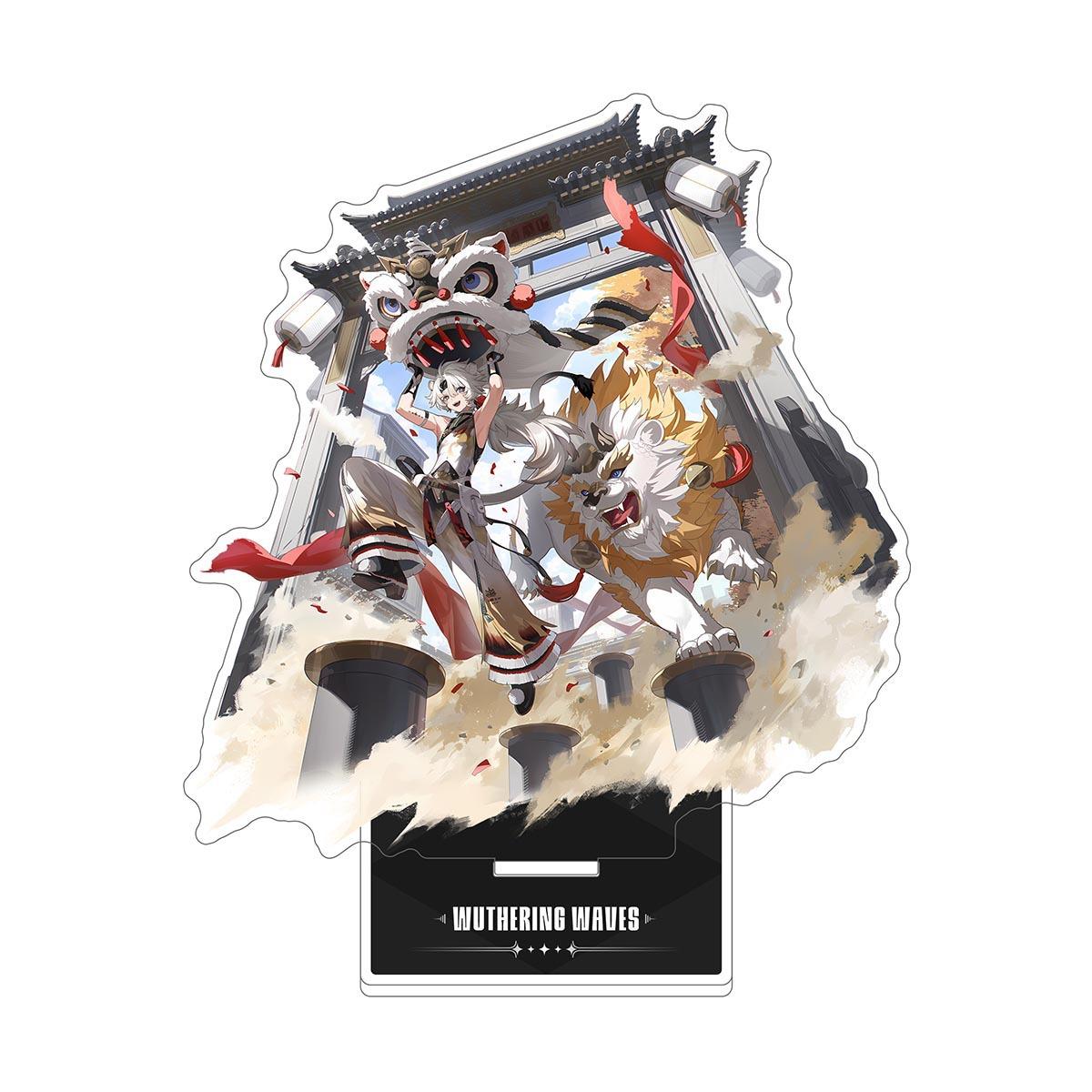 

Wuthering Waves Acrylic Anime Game Related Products Keychain Stand Model Plate Desk Decoration Gift Figure Display Ornaments 15 cm