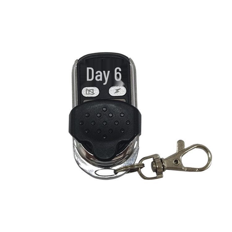 4-Button 433M Wireless Remote with Metal Sliding Cover for Motorcycle/Electric Vehicle Switch Lock Buttons 433M