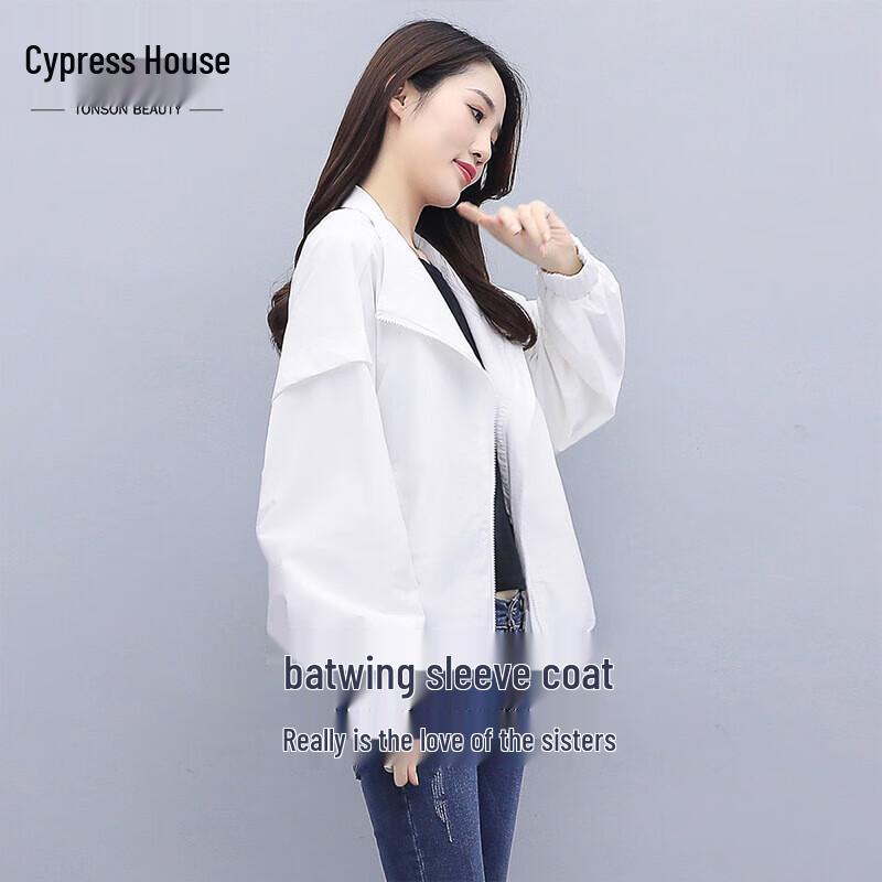 

Women s Batwing Sleeve Casual Jacket S