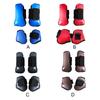2 Pair Equestrian Supplies Jumping Leg Protection Boots Adjustable Protective Gear with Nylon Fastener Good Harness