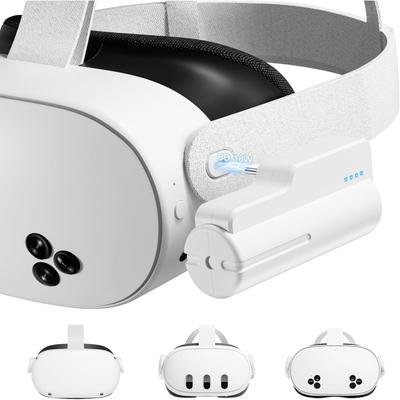 Battery Pack for Meta Oculus Quest 2/3/3s,Fast Charging18W 5000mAh Head Strap Battery for Quest 3S/3/2 Accessories -Lightweight & Portable Rechargeble